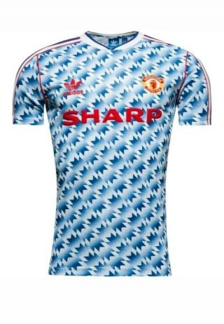 Manchester United 1990 - 92 Away Adidas Vintage Football Shirt Large” Giggs