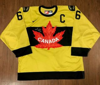 Mario Lemieux Signed 2004 Team Canada World Cup Of Hockey Jersey