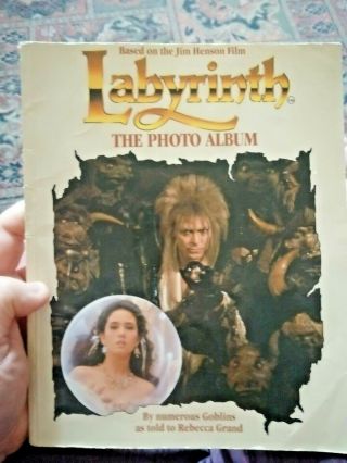 Labyrinth The Photo Album David Bowie Jim Henson Jennifer Connelly Hoggle Ludo