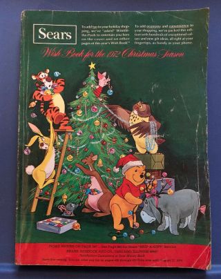 Vintage Sears 1972 Christmas Wish Book Gifts Toys Clothes