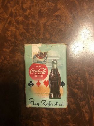 Vintage Coca Cola Play Refreshed Playing Cards