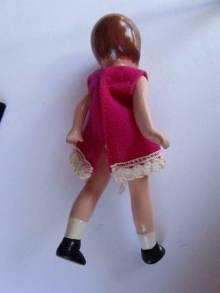 Vintage Japan Jointed Composition Doll Looks Like Wee Patsy MEGO Dress 4 1/2 