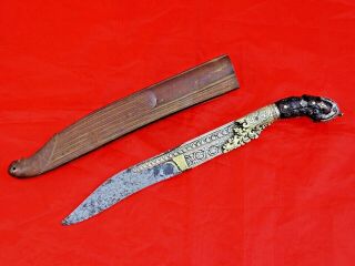 Fine Antique Piha Kaetta Dagger Knife Shri Lanka Ceylon 17th/18th Century Sword