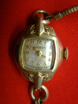 Vintage Bulova Ladies Wristwatch With 6 Ah Movment - 17 Jewels -