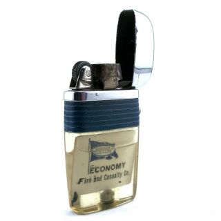 Scripto VU Lighter Kemper Insurance Economy Fire and Casualty Co Blue Band 2