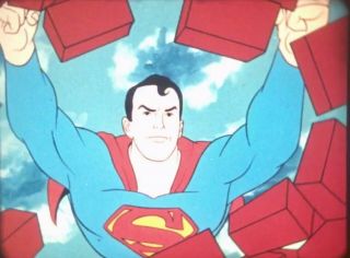 Vintage 1969 Superman ”the Terrible Trio” 16mm Film Cartoon Film