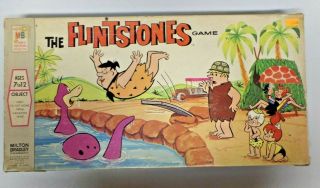 Vintage 1971 Milton Bradley The Flintstones Game Complete Board Game
