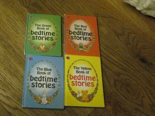 Ladybird Book,  Full Set,  The Yellow,  Green,  Blue,  Red Book Of Bedtime Stories,  413