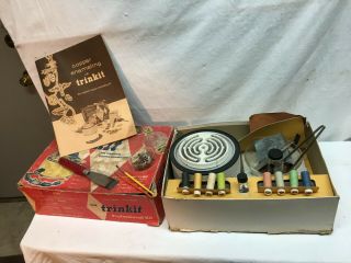 Vintage - Trinket - Enameling - Kit - Modern - American - Box