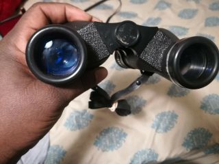 Vintage Western Field Binoculars 7x35 Japan Extra Wide Angel Coated Optics Case