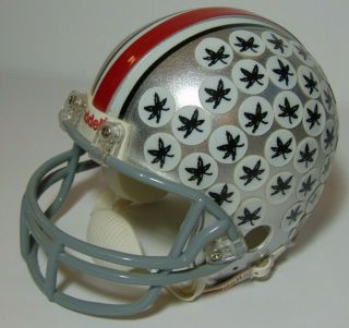 The Ohio State Buckeyes Ncaa Football Riddell Mini Helmet Unsigned With Stickers