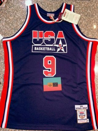 Michael Jordan Signed Autographed Olympic Mitchell & Ness Jersey Upper Deck