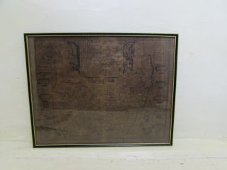 Antique Very Early Engraved Map Of Suffolk By John Speed