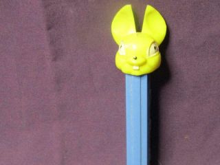 Vintage Pez Yellow Fat Ear Easter Bunny No Feet Austria