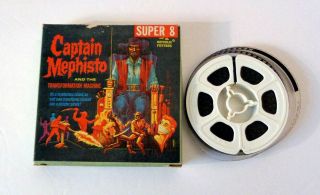 DRACULA & CAPTAIN MEPHISTO 8 mm Movies Horror Monster Films Vintage Lugosi 3