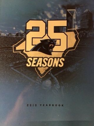 2019 Carolina Panthers Yearbook Program 2020 Bowl 54 ? Nfl Cam Newton