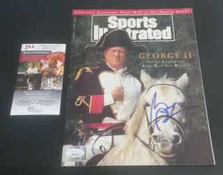 George Steinbrenner Signed Sports Illustrated No Label Stand Edition Jsa