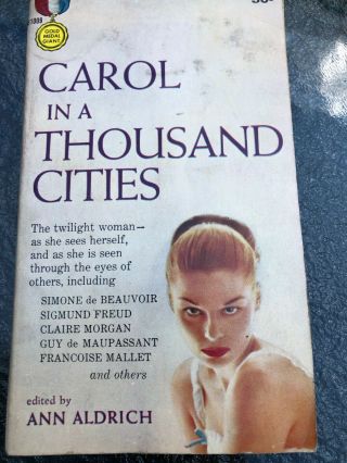 Sleaze Paperback Carol In A Thousand Cities - Ann Aldrich 1960 Fawcett,  Vg,  Rare