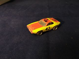 Vintage Aurora Afx Orange/yellow 43 Richard Petty Road Runner Ho Scale Slot Car