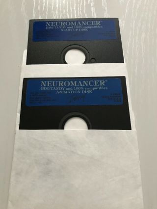Vintage Ibm/tandy Neuromancer Start Up & Animation Disk