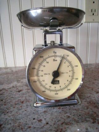 Vntg Good Cook Food Weighing Scale Mechanical Measures 1/4 Oz Increments To 1