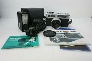 Yashica Electro 35 Gsn 35mm Rangefinder Vintage Camera,  Flash | Parts & Repair