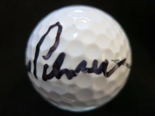 Arnold Palmer signed golf ball,  Proof Masters Rare In Person autograph 3