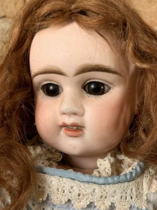 Eitenne Denamur E 6 D Depose 16 Inch Antique French Bisque Doll