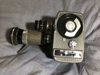 Yashica 8mm Vintage Movie Camera With Three (?) Lenses