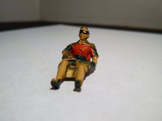 Vintage Corgi Batmobile No.  267 - Robin Miniature Plastic Figure - Part 3