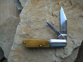 Old Vintage Remington Umc Two Blade Barlow Knife R44
