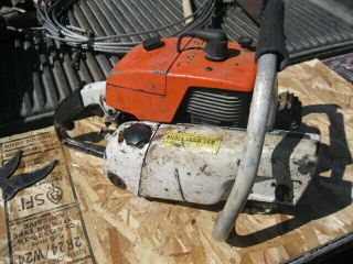 Vintage Stihl 090 Chainsaw Old Antique Gas Engine Saw 070 084