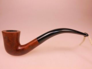 London Squire Made In England Small Calabash Briar Pipe Solid Rubber Stem 1930 