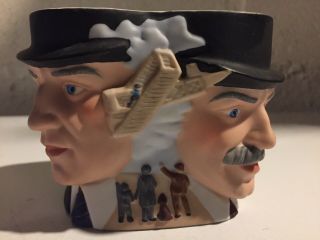 1985 Vintage " Avon " Collector Character Mug " The Wright Bros.  " Toby Jug Nm/m
