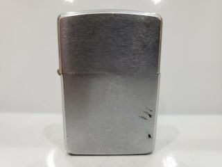 Vintage 1991 Zippo Silver Tone Lighter
