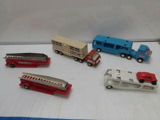 Vintage Tonka / Buddy L,  Mini Vehicles - Auto Transport,  Fire,  Horse Transport