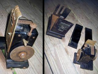 c1910 THOMAS A EDISON HOME KINETOSCOPE Motion Picture 22mm Movie Film Projector 3