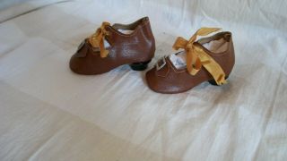 LEATHER ANTIQUE SHOES FOR YOUR FRENCH OR GERMAN ANTIQUE DOLL 3