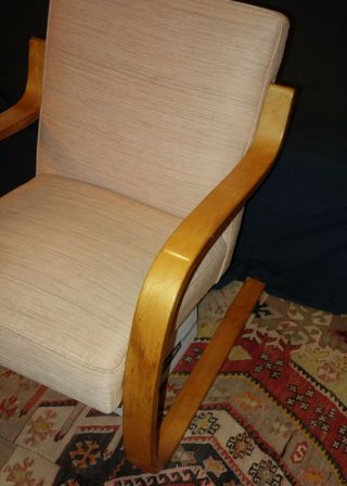 Artek Alvar Aalto vintage upholstered armchair 402 designed in 1933 2