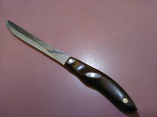 Vintage Xl Cutco 9 " Bl Serrated Carving Knife 1023,  Stainless Steel,  Made In Usa