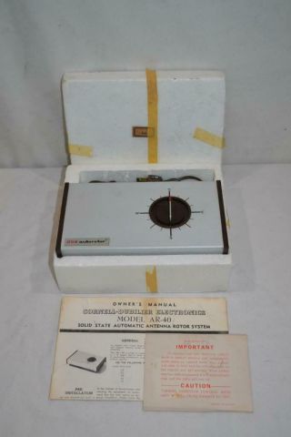 Vintage Ham Radio Cde Autorotor Ar - 30 Ar - 40 Antenna Rotor Control Unit (1)