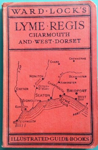 Ward Lock Red Guide - Lyme Regis Charmouth West Dorset Vintage Illustrated Guide