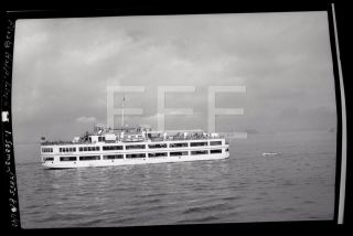 8/1/40 Floating Hospital Ship Lloyd Seaman Old Photo Negative 630b