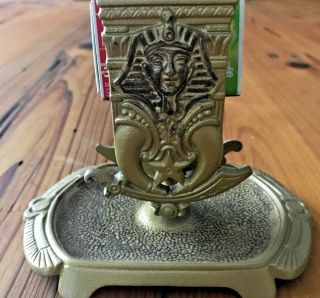 Egyptian Match Box Holder Shriner Antique Egyptian Revival 1920 