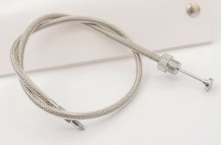 Vintage - 14 " 35.  5cm Slr/rangefinder Camera Cable Shutter Release W/ Grip Screw