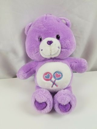 Care Bears 13 " Share Bear Purple Play Along 2002 Plush