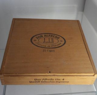 Vintage Don Alfredo Dunhill Cigar Box