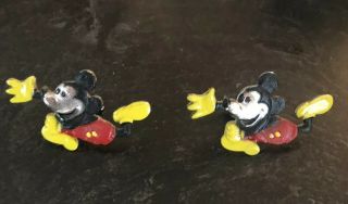 Vintage Mickey Mouse Walt Disney Productions Cuff Links Disney World Disneyland