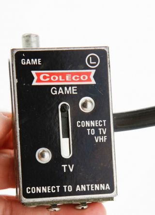 Colecovision Game Switch Box Adapter Vintage Euc