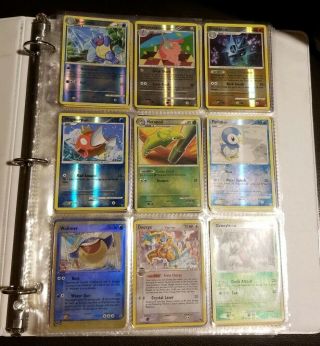 Huge Vintage Pokemon Cards Binder 185,  Rares And Holos Wotc 1st Editions Reverse